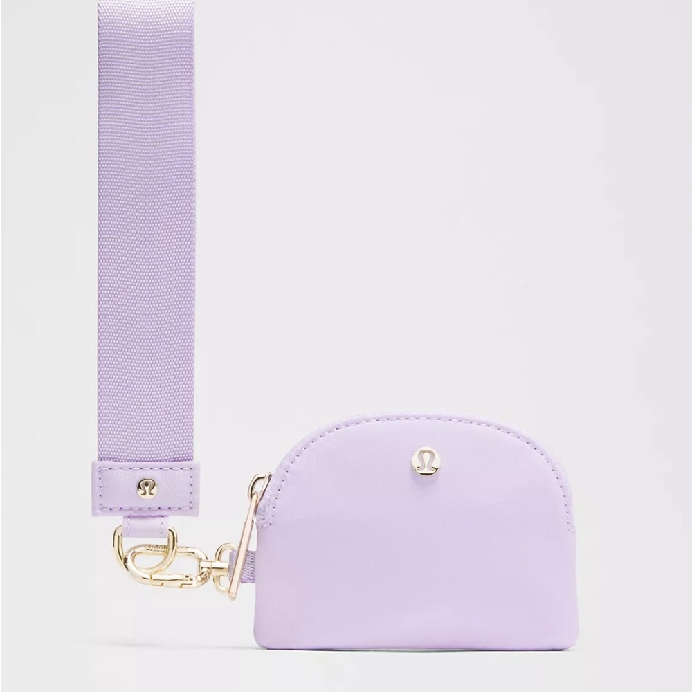 Lululemon Lavender Dual Pouch Wristlet - Picture 3 of 11